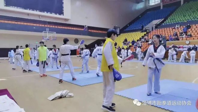 6t体育淄博市跆拳道运动协会晋级考试成功举办(图2)