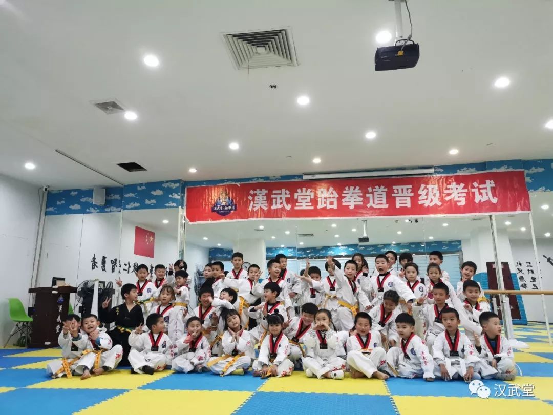 汉武堂6t体育跆拳道考级见证孩子的成长(图2)